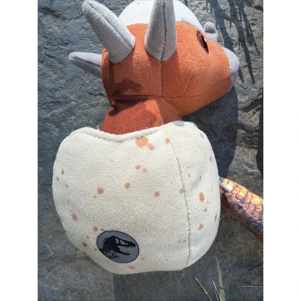 Vintage Ace Novelty JURASSIC PARK Plush DILOPHOSAURUS Spitter Dinosaur w/ Tag!